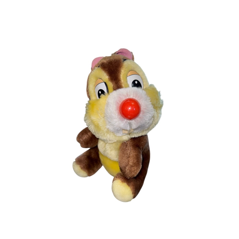 Disney Parks Dale Chipmunk Plush Red Nose Vintage Disneyland Walt Disney World